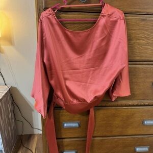 Chic Rust Women's Blouse